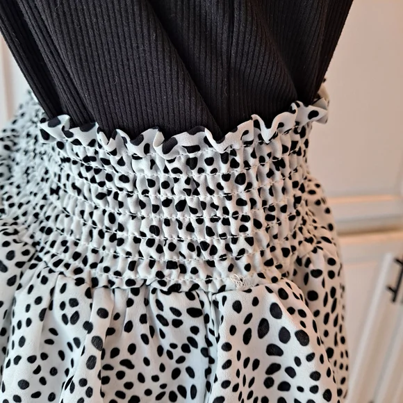 Peach Love California Black and White Skirt - Picture 4 of 8